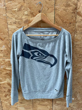 Nike NFL Seattle Seahawks Gray Long Sleeve Ladies T-Shirt Size Small